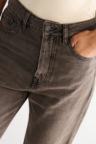 Jeans straight - Marrone