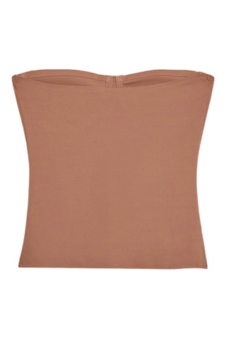 Top bustier - Marron