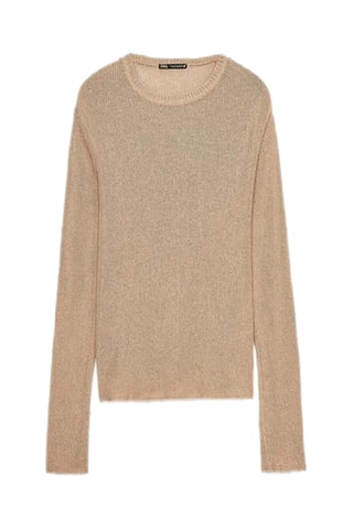 Top - Marron clair chiné