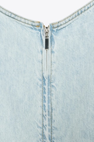Top en jean - Bleu
