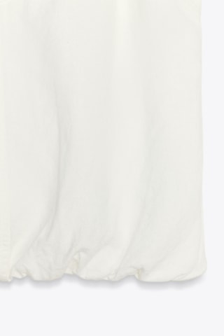 Top en lin - Blanc