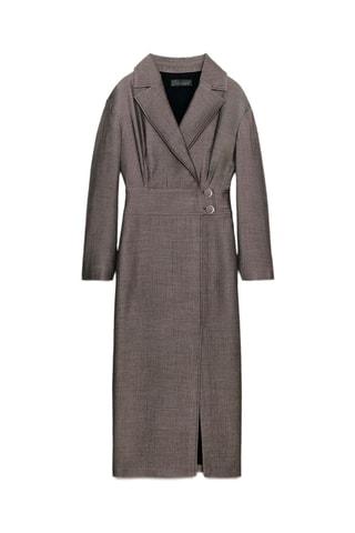 Robe droite - taupe