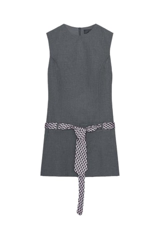 Robe droite - Gris