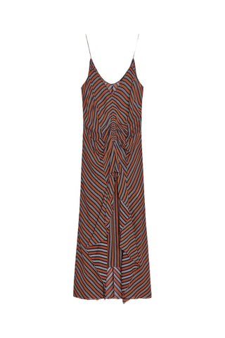 Robe midi - Bleu marine