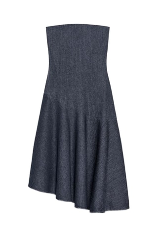 Robe bustier - Gris foncé chiné
