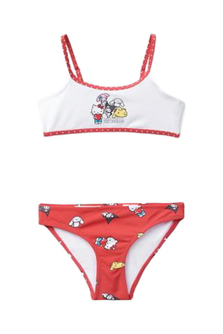 Maillot 2 pièces Hello Kitty - Rouge