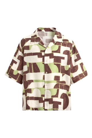 Chemise - Marron et blanc
