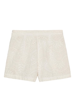Short en broderie anglaise - Ecru