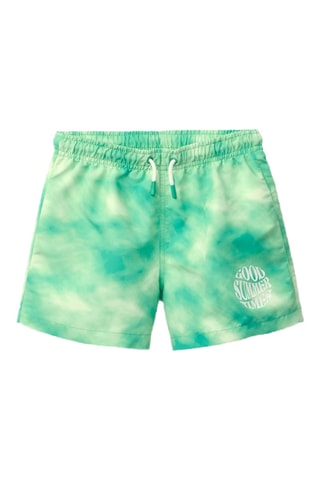 Short de bain tie and dye - Vert