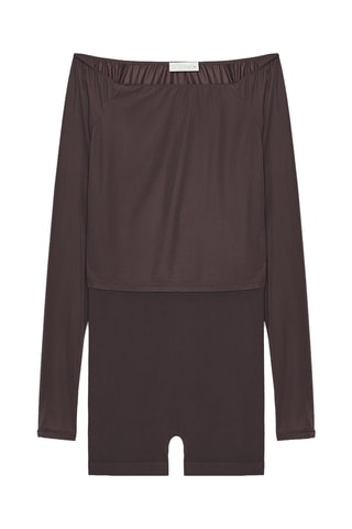 Combishort - Marron