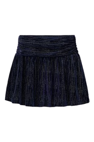 Jupe en velours - Bleu marine