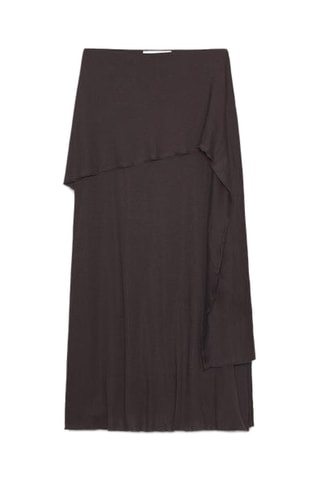 Jupe midi - Marron