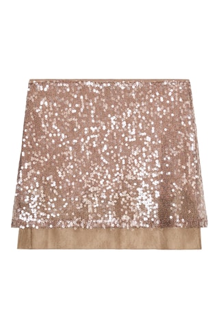 Jupe droite - Beige