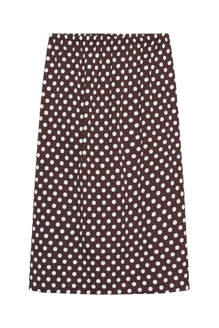 Jupe droite - Marron