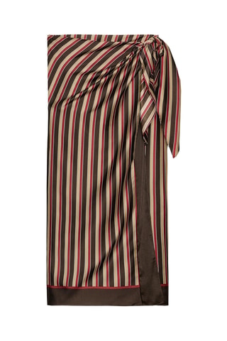 Jupe portefeuille - Marron