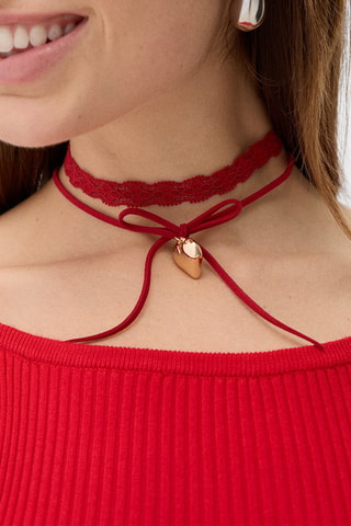 Collana - Rosso