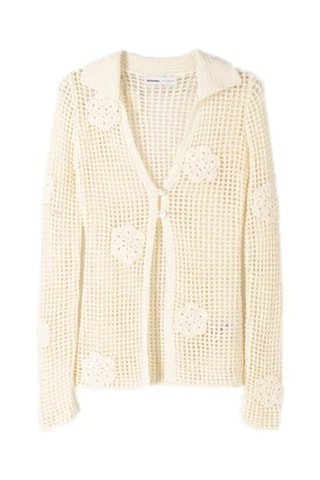 Chemisier en crochet - Beige