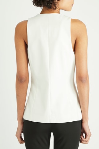 Gilet sans manches - Blanc