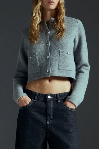 Gilet - Gris clair chiné