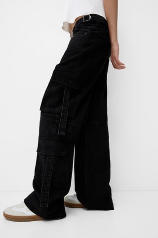 Pantalon cargo - Noir