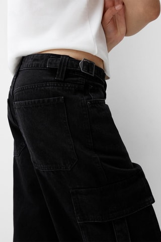 Pantalon cargo - Noir