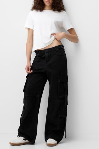 Pantalon cargo - Noir