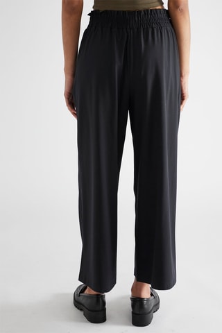Pantalon wide legs - Bleu marine