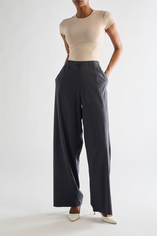 Pantalon straight - Anthracite