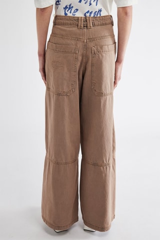 Pantalon wide legs - Marron