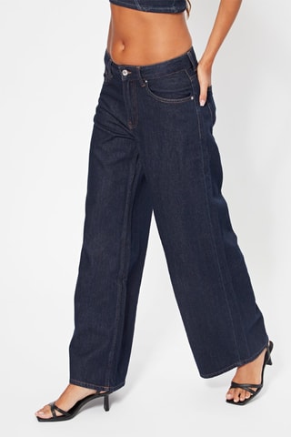 Jean wide legs - Bleu marine
