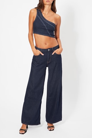 Jean wide legs - Bleu marine