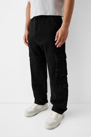 Pantalon cargo - Noir