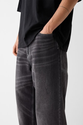 Pantalon wide legs - Gris