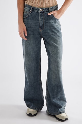 Jean wide legs - Bleu