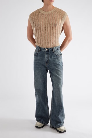 Jean wide legs - Bleu