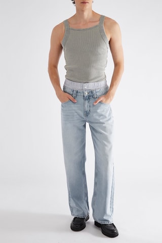 Jean wide legs - Bleu