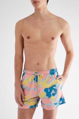 Short de bain - Rose