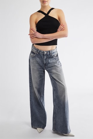 Jean wide legs - Bleu