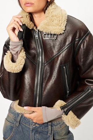 Veste réversible - Marron