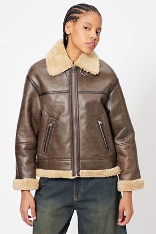 Veste réversible - Marron