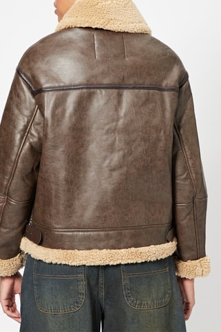 Veste réversible - Marron