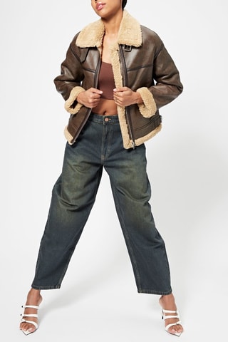 Veste réversible - Marron