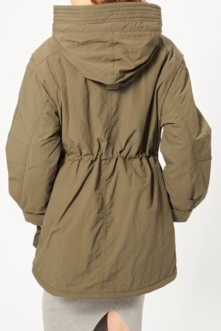 Parka con cappuccio - Kaki