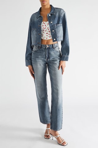 Veste en jean - Bleu