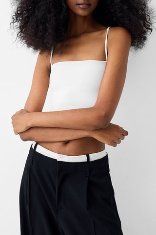 Crop top - Blanc