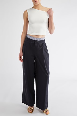 Top asymétrique - Blanc