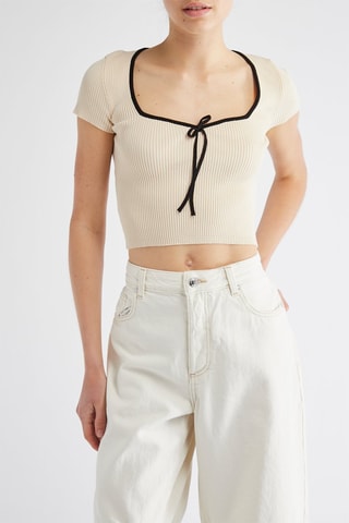 Crop top - Beige