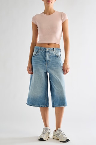 Crop top - Rose poudré