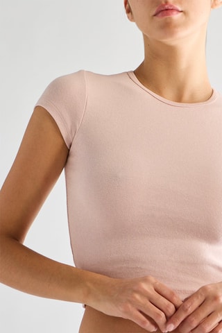 Crop top - Rose poudré
