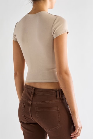 Crop top - Taupe